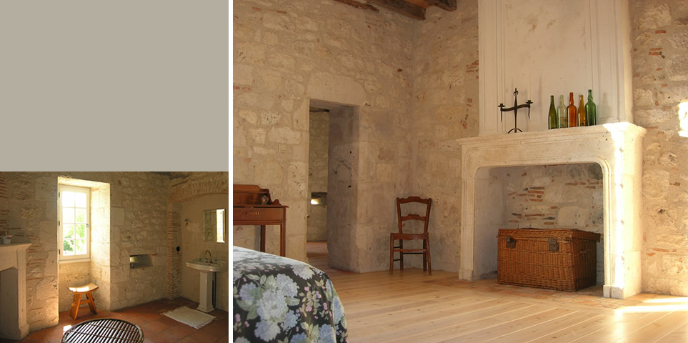 In dem alten Turm von Beaujoly sind die Schießscharten aus bewegten Zeietn noch vorhanden. 
